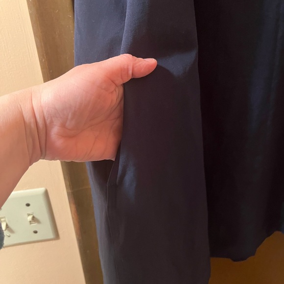 Faherty All Day Polo Dress in Navy Blazer - Picture 7 of 12